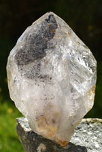 Tibetan Quartz Self-Healed Black Phantom Isis Rainbow Crystal