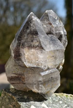 Tibetan Quartz Self-Healed Elestial Black Phantom DT