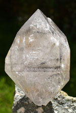 Tibetan Quartz Self-Healed Black Phantom Enhydro DT