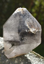 Tibetan Quartz Self-Healed Black Phantom