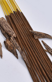   Organic Oud Noir Agarwood Incense Sticks - Double Strength Temple Grade
